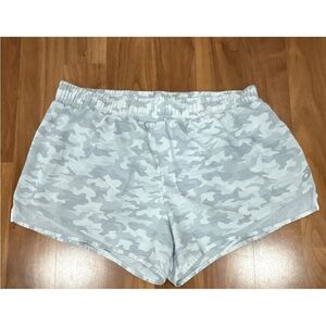 Asics Light Gray Camo Athletic Shorts